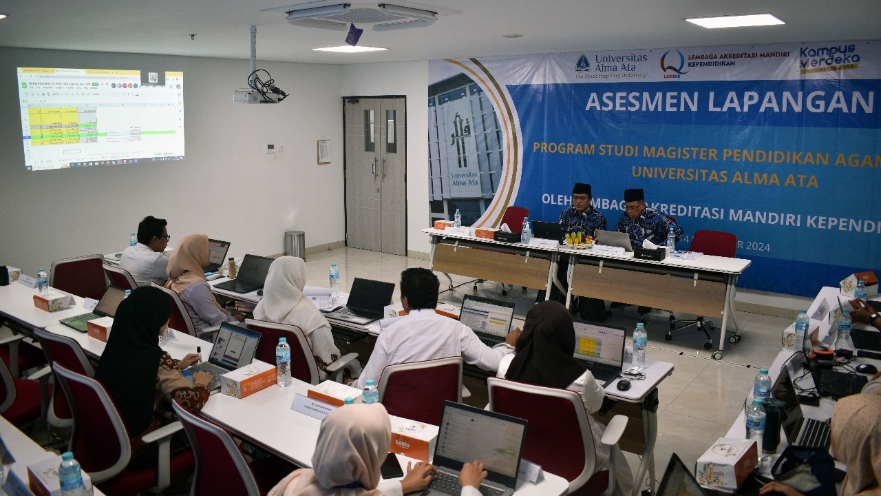 Visitasi Akreditasi S2 Pendidikan Agama Islam Universitas Alma Ata Berlangsung Sukses