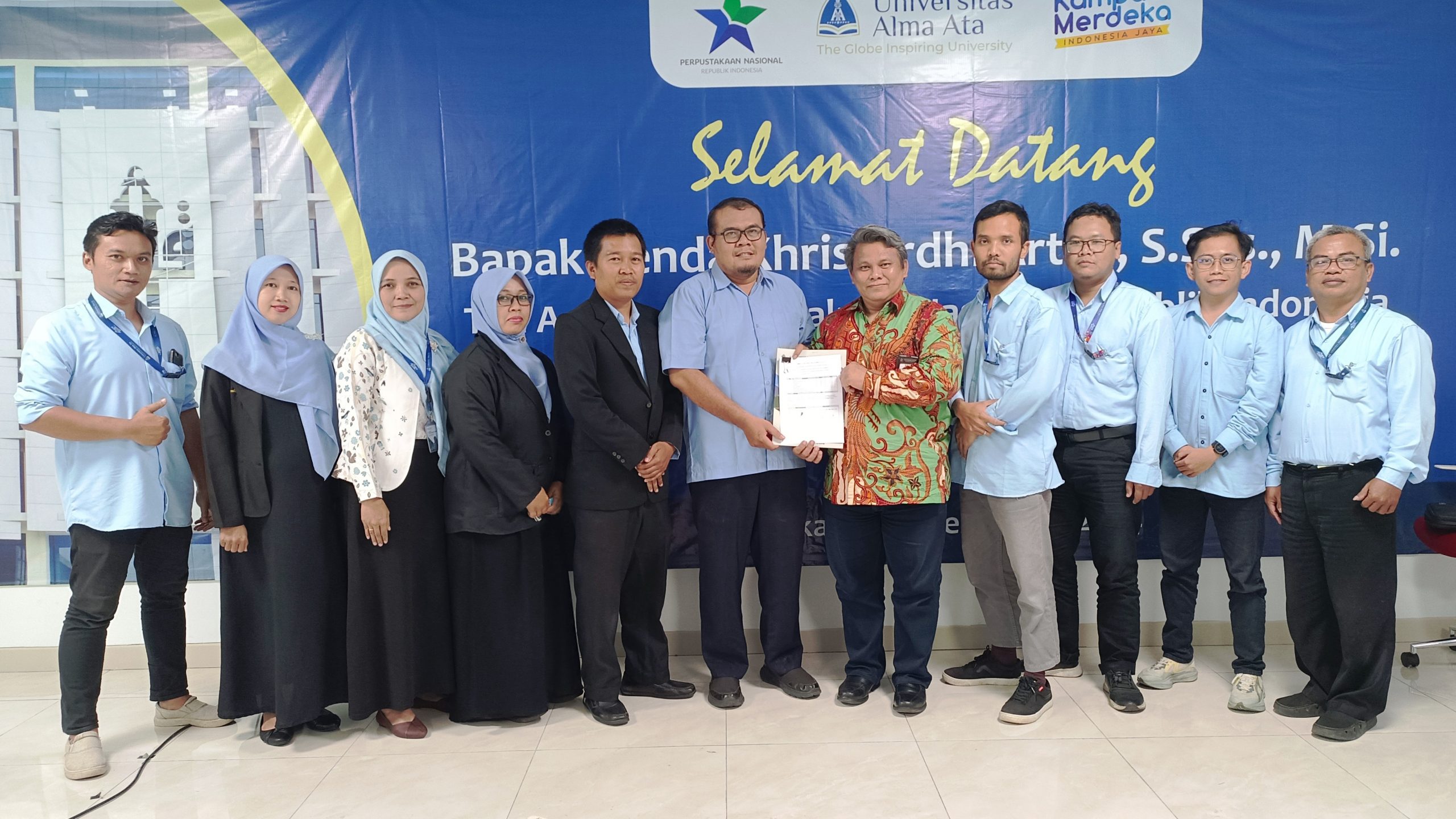 Perpustakaan Universitas Alma Ata Laksanakan Assesmen Lapangan Akreditasi